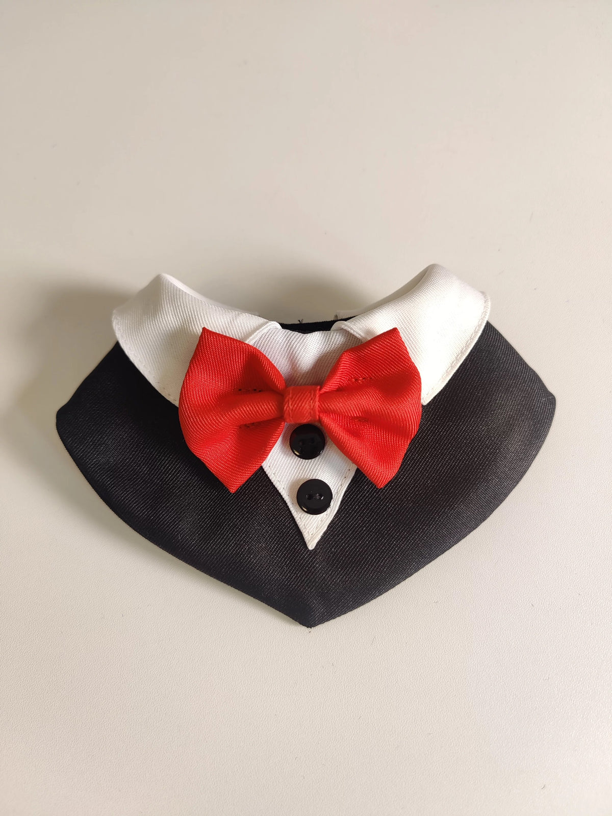 Pet Tuxedo Bib Sewing Pattern PDF – Bow Tie Collar Neck Cover for Cats & Dogs, 10 Sizes XS–6XL, A4 Digital Download
