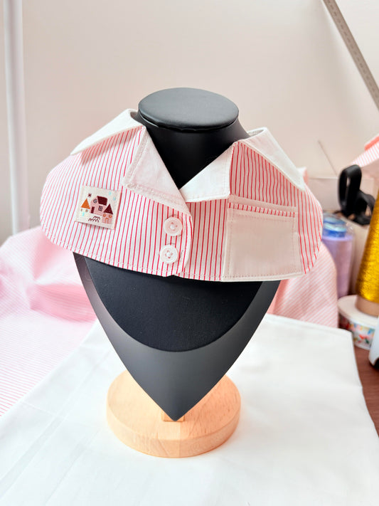 Dog Cat Shirt Collar Bandana Sewing Pattern | PDF Digital Download | Sizes S–L | Pet Shirt Bib Pattern