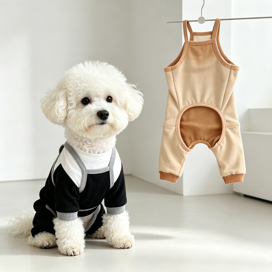 Pet Sling Jumpsuit Sewing Pattern with Video Tutorial | A3 Printable PDF | 7 Sizes S-4XL | Dog Cat Overall Romper Onesie