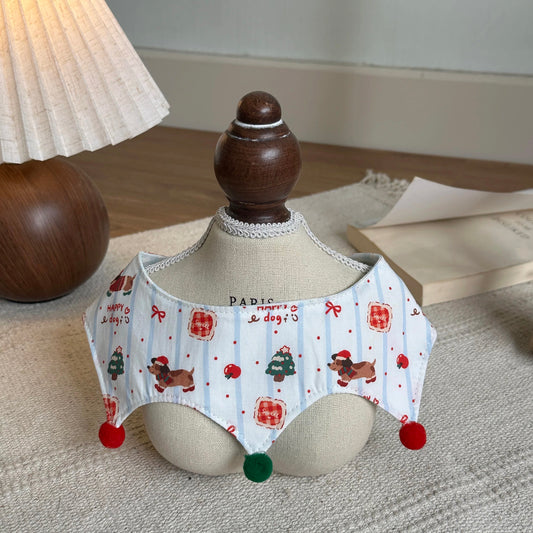 Crown Pet Bib Sewing Pattern PDF | Royal Crown-Shaped Bandana for Dogs & Cats | 12 Sizes S to 9XL | Adjustable Neck | Printable Instant Download