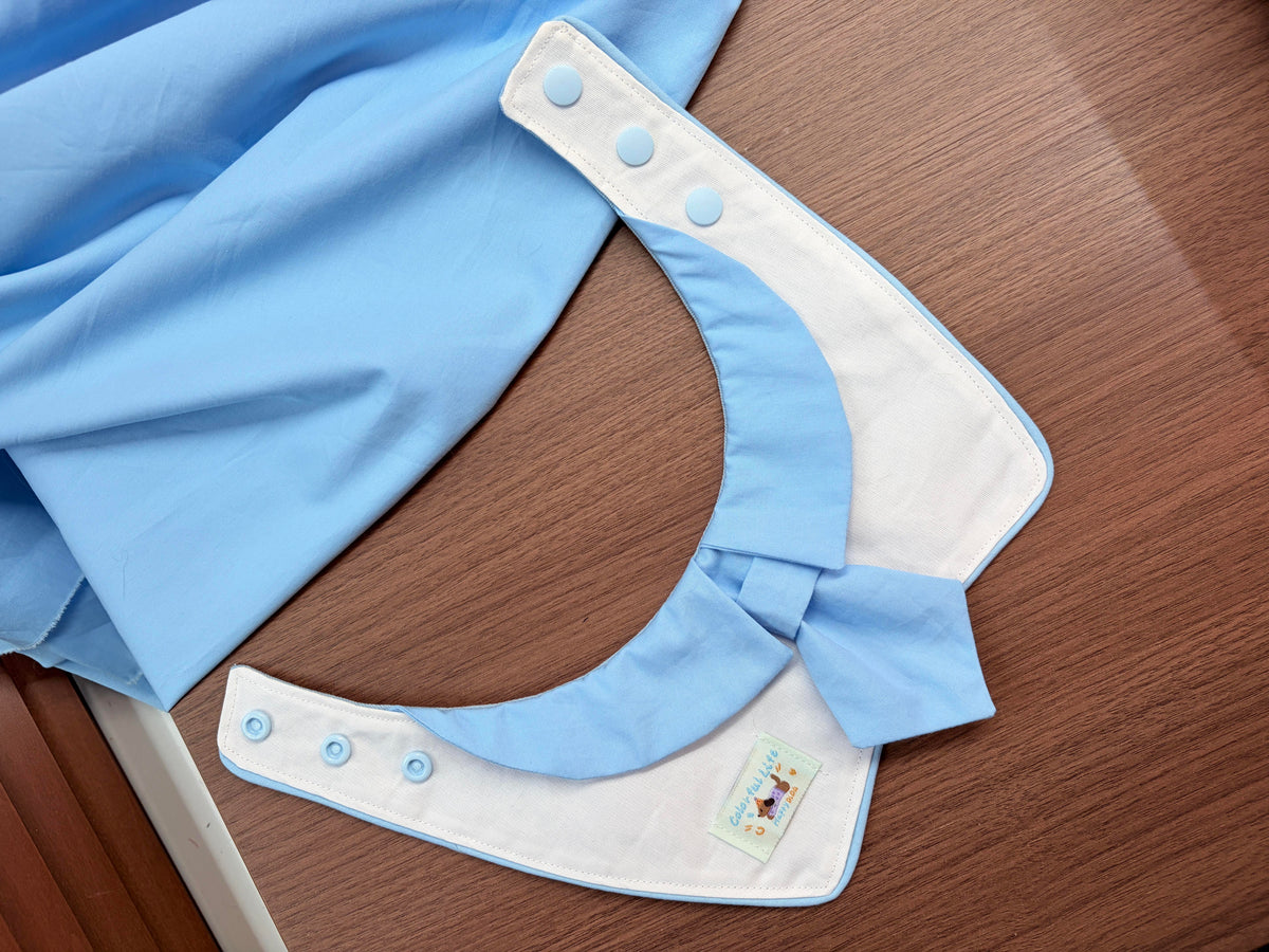 Shirt Collar Necktie Dog Bandana Sewing Pattern PDF | Formal Preppy Pet Bib | Sizes S–L