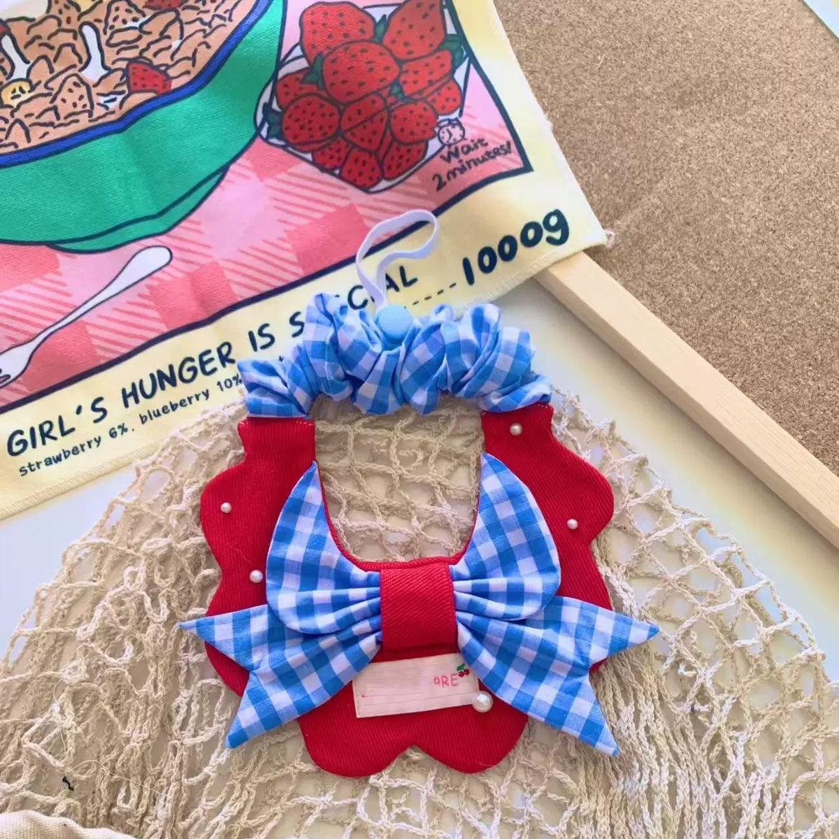 Flower Pet Bandana Sewing Pattern PDF | 2 Sewing Methods Included | Autumn Cotton Print Bib with Green Ruffle & Bow | Sizes S–3XL | Adjustable Neck | Printable Instant Download