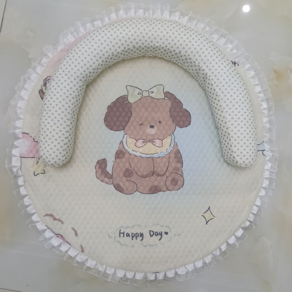 Oval U-Shaped Ruffle Pet Mat PDF Sewing Pattern | A3 Printable DIY Cushion Nest for Cats & Small Dogs Up to 16.5 lbs
