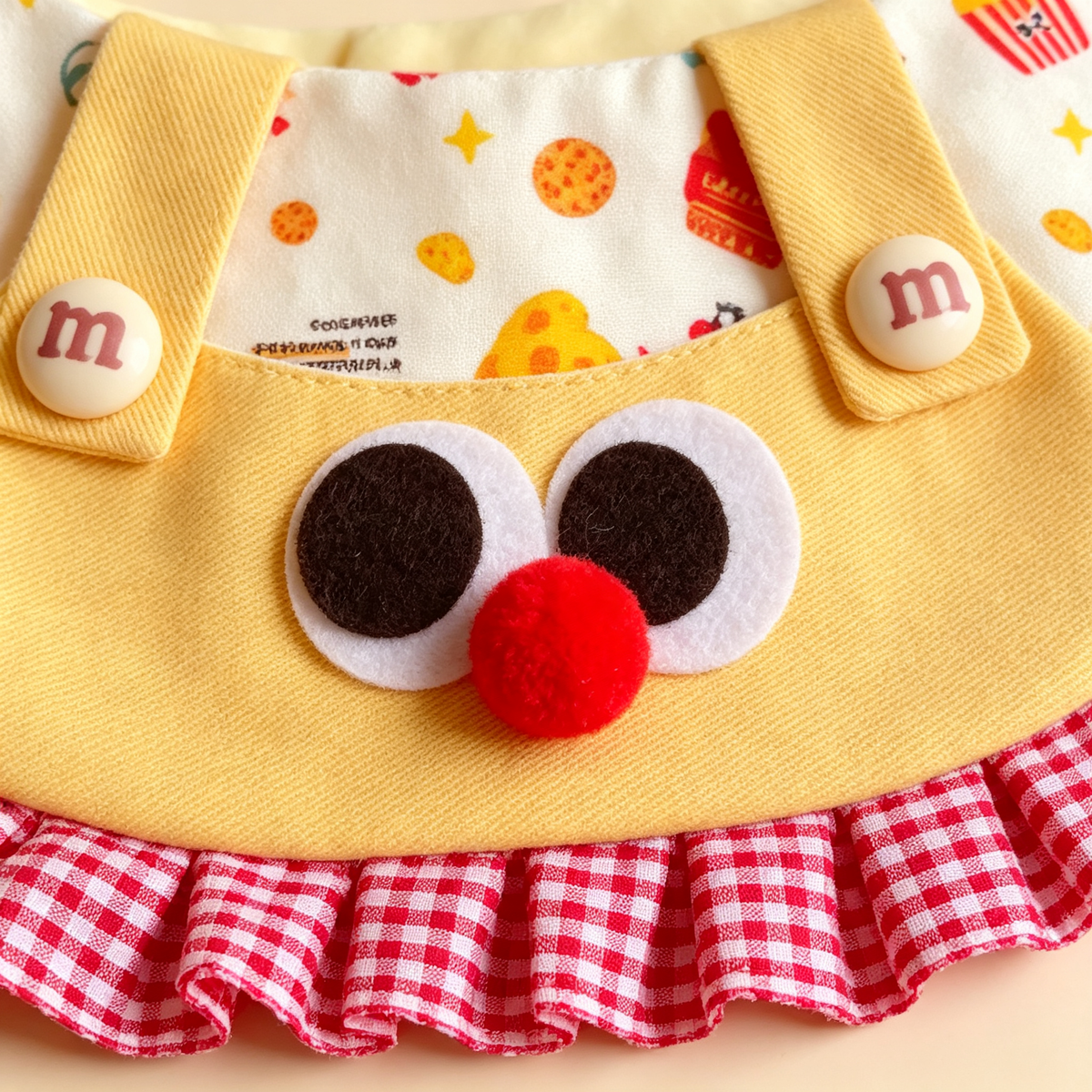 Pet Bandana Sewing Pattern PDF with Step-by-Step Tutorial | Big Eyes Ruffle Dog Cat Scarf | S–3XL Digital Download