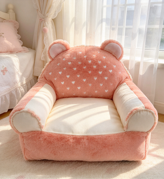 Bear Ear Pet Sofa Bed PDF Sewing Pattern | A3 Printable DIY Couch Bed for Small Dogs and Cats Up to 16.5 lbs