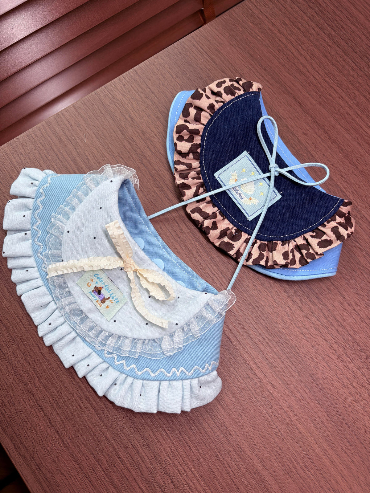 Sewing Pattern PDF for Lapel Bow Pet Bandana | Sweet Girly Style Dog Bibs | Medium & Large Sizes