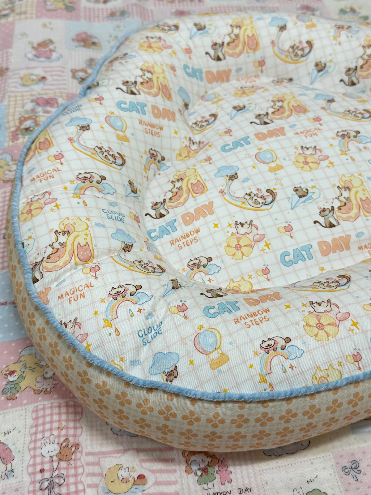 Sewing Tutorial + Cloud Pet Bed Pattern (S–XL) — Beginner-Friendly PDF for Dogs & Cats, Instant Download