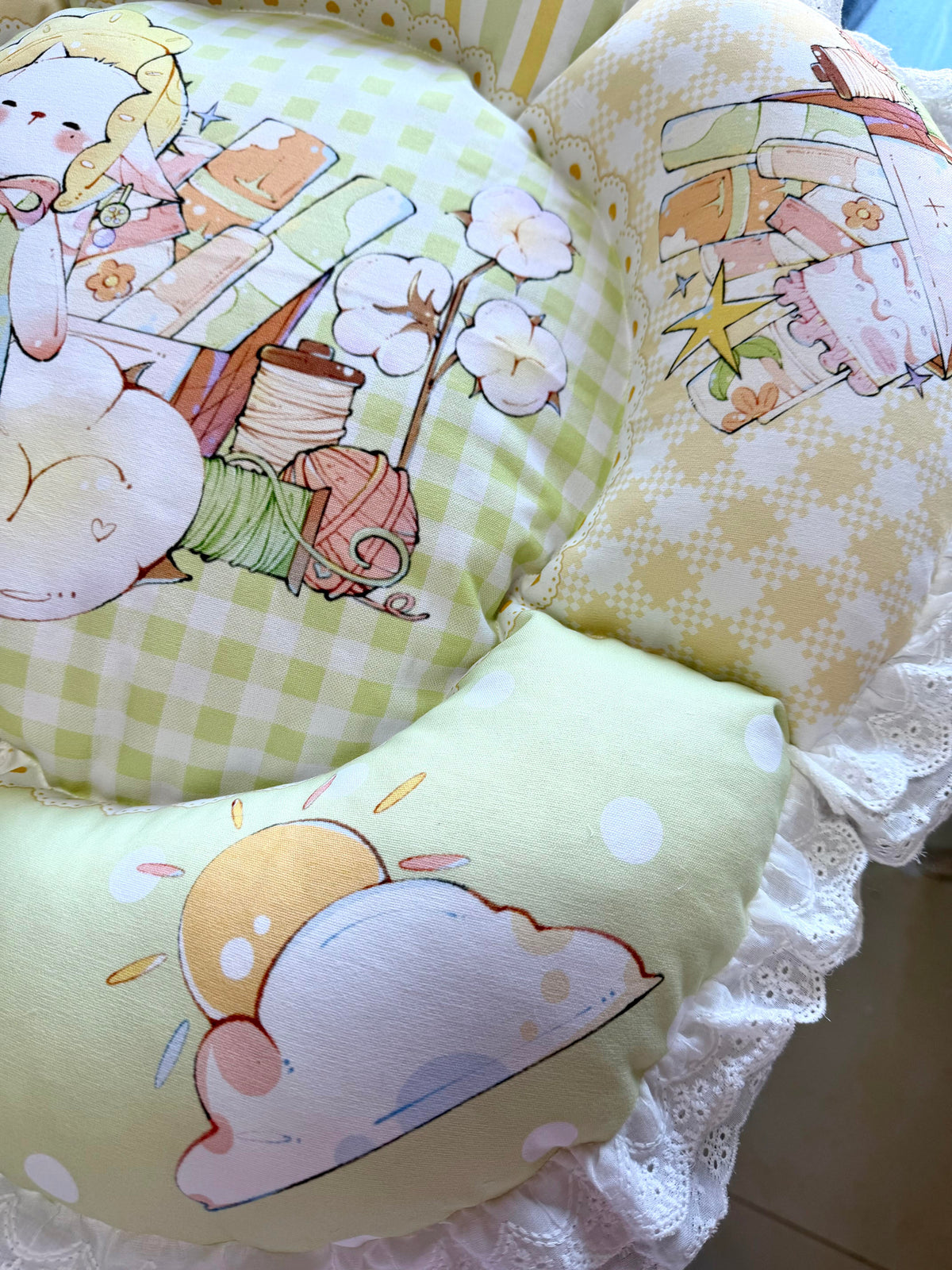 Sewing Tutorial + Petal Pet Bed Pattern (S–L) — Beginner-Friendly Flower Dog & Cat Bed PDF, Instant Download