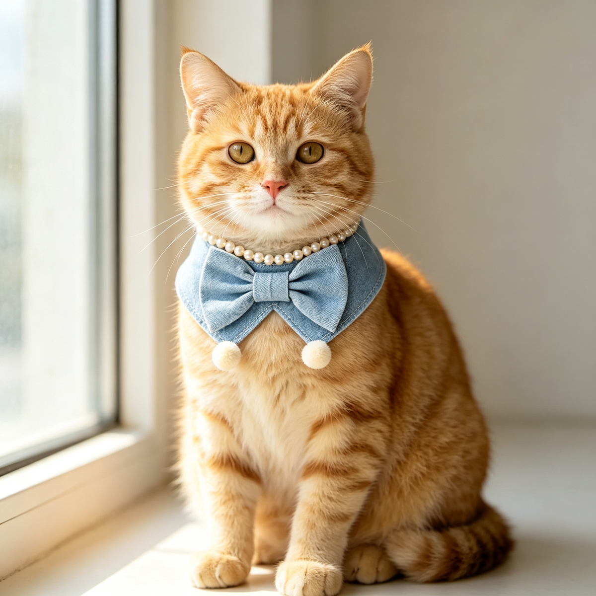 Pet Bow Tie Collar Sewing Pattern PDF | XS-XL Sizes, DIY Dog & Cat Bandana Bib Sewing Template, Instant Download**