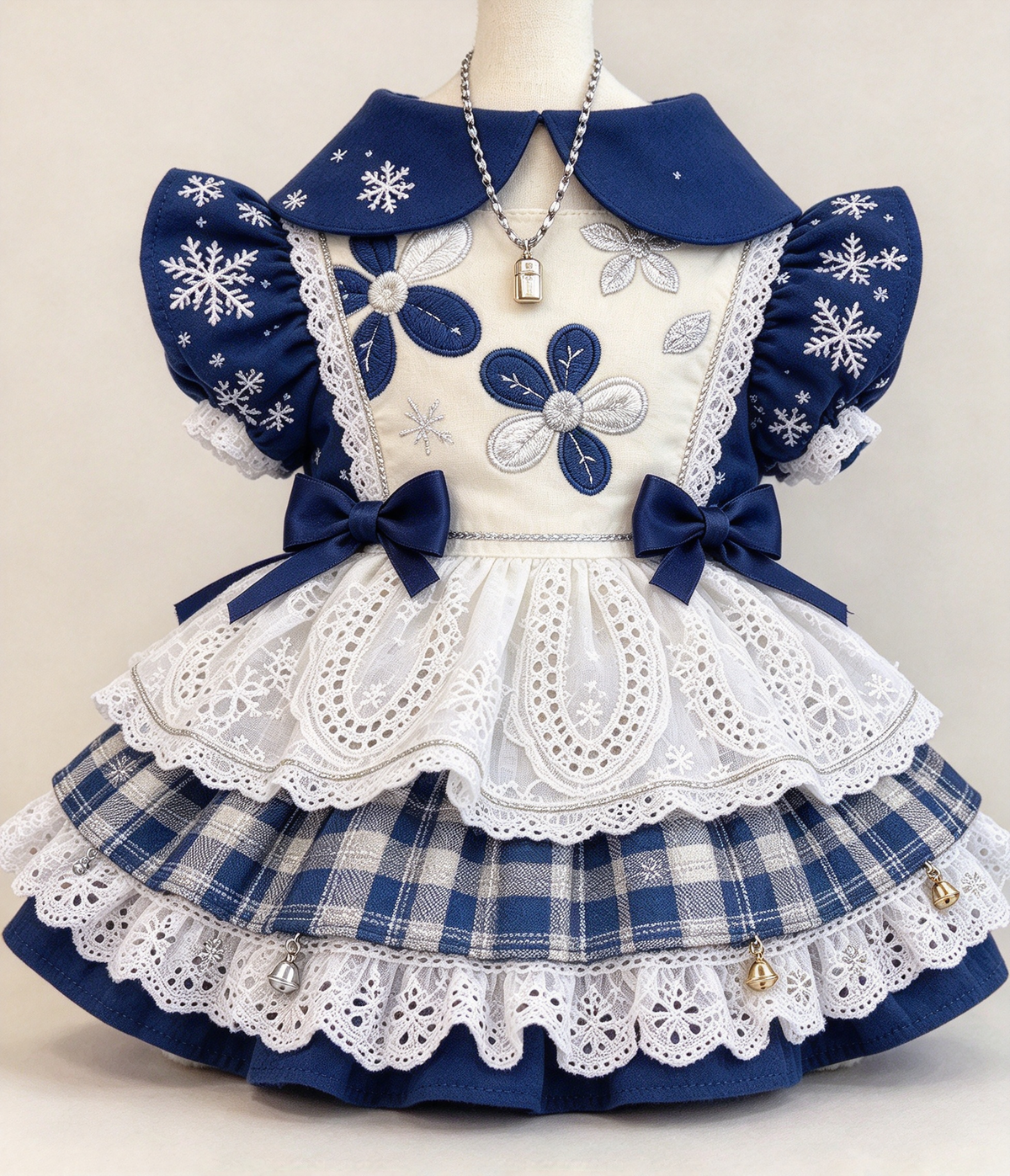 Pet Ruffled Maid Dress Sewing Pattern + Video Tutorial | 7 Sizes S-4XL | A3 Printable PDF for Dogs & Cats
