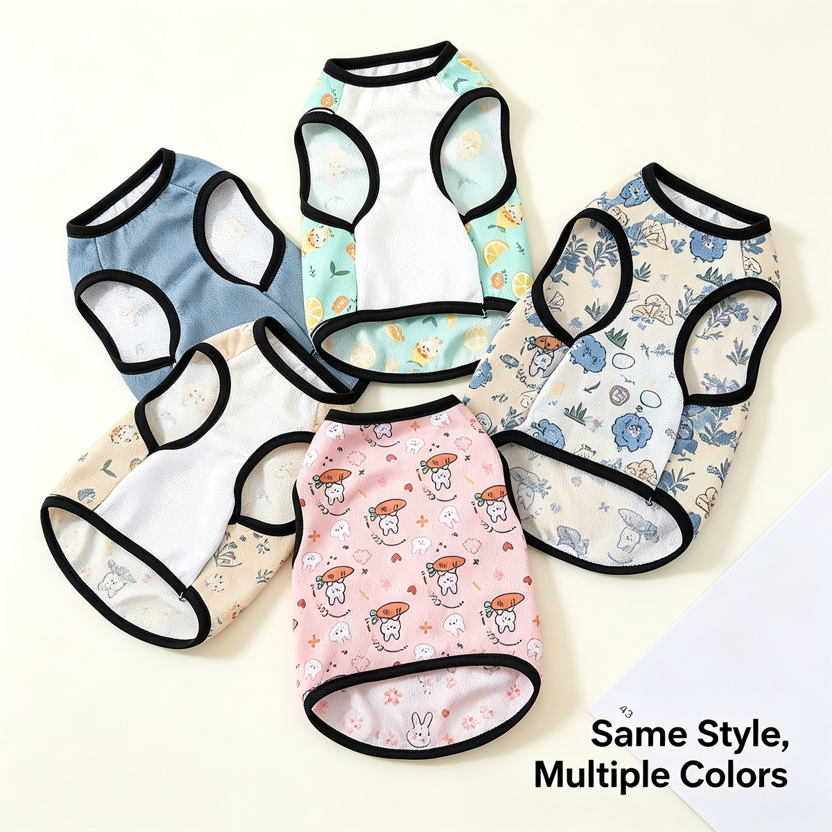 Pet Dog Cat Tank Top Sewing Pattern + Video Tutorial | S-4XL | A3 Printable PDF