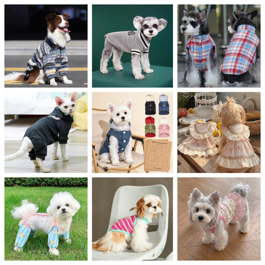 47 Pet Clothes Sewing Patterns Bundle | A3 Printable PDF | Dog & Cat Apparel Collection with Step-by-Step Video Tutorials | Lifetime Free Updates | Instant Digital Download