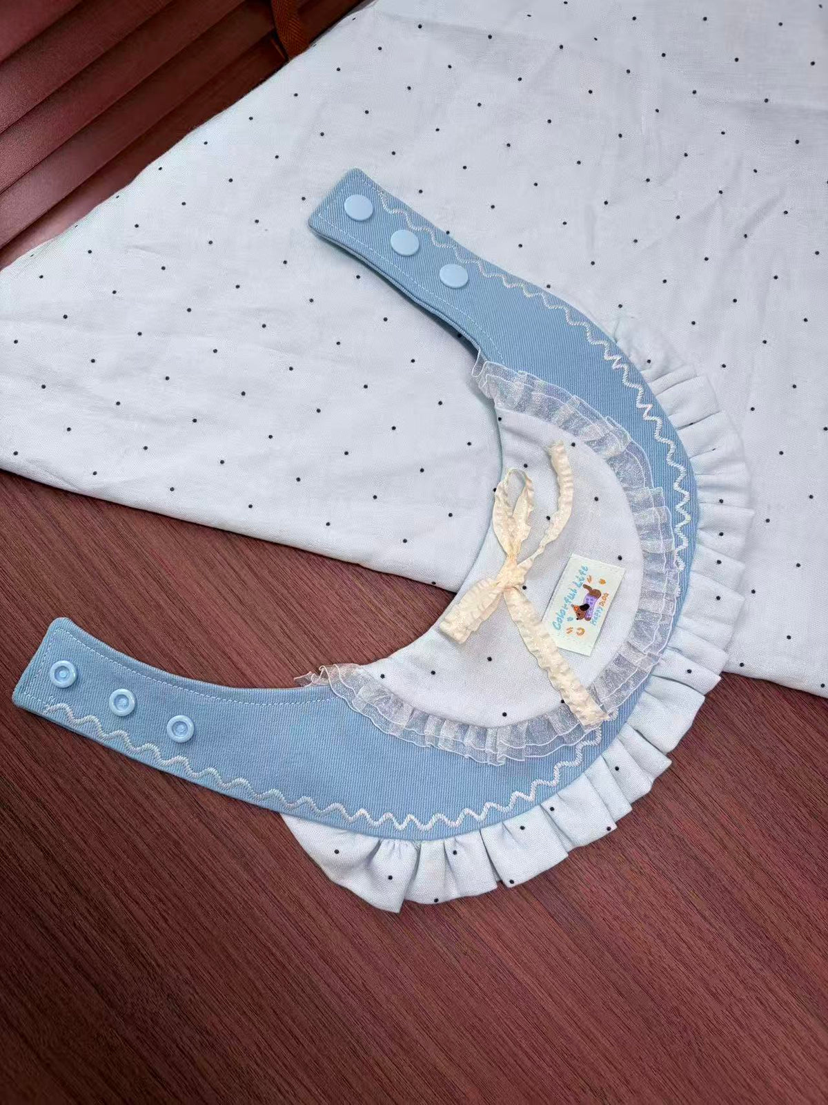 Sewing Pattern PDF for Lapel Bow Pet Bandana | Sweet Girly Style Dog Bibs | Medium & Large Sizes