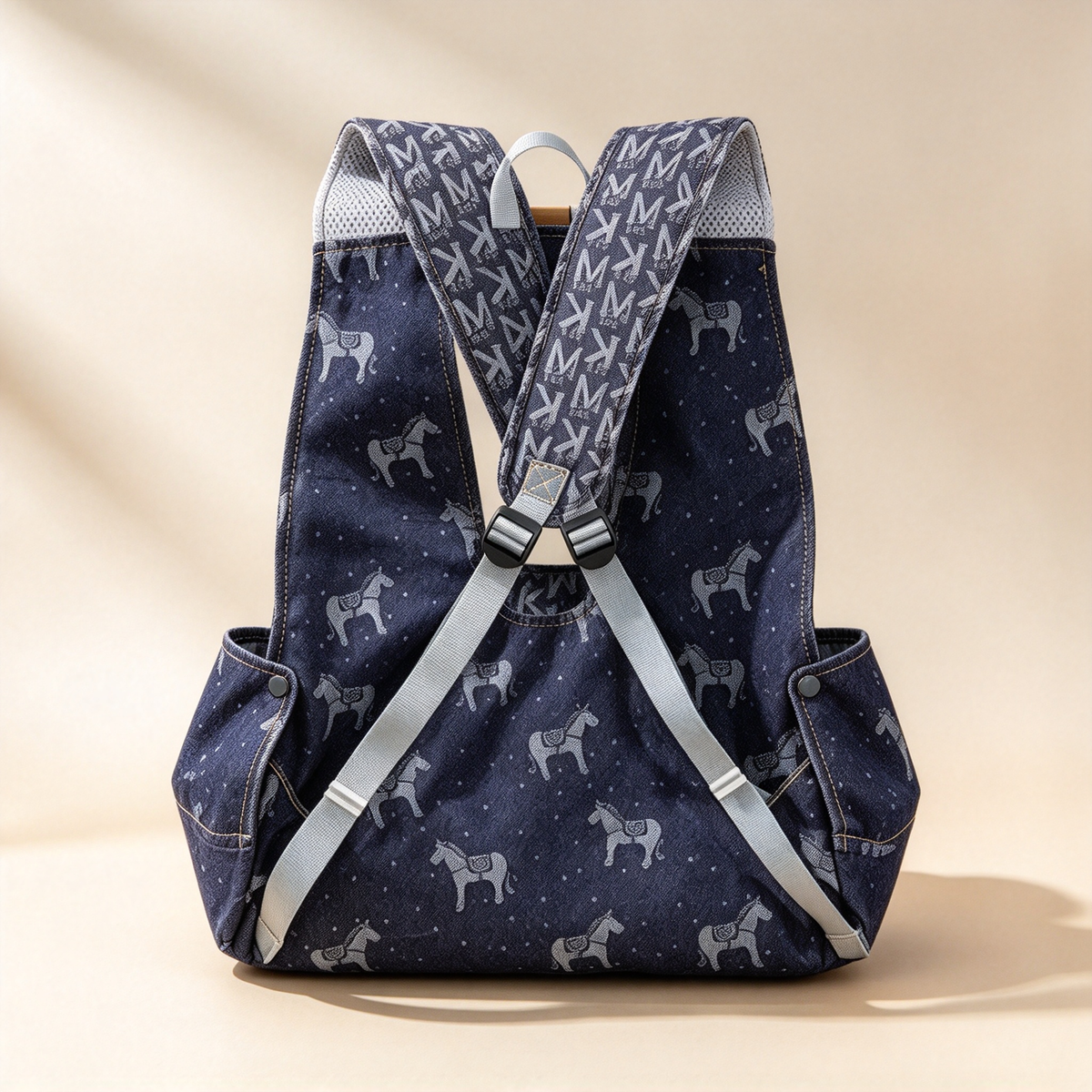 Bear Ear Pet Front Carrier Backpack PDF Sewing Pattern | A3 Printable DIY Travel Chest Bag for Cats & Small Dogs Up to 16.5 lbs