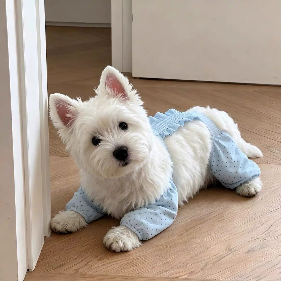 Pet Dust Pants Sewing Pattern with Step-by-Step Tutorial | A3 Printable PDF | Sizes S-4XL | Dog Cat Leg Protector Overalls