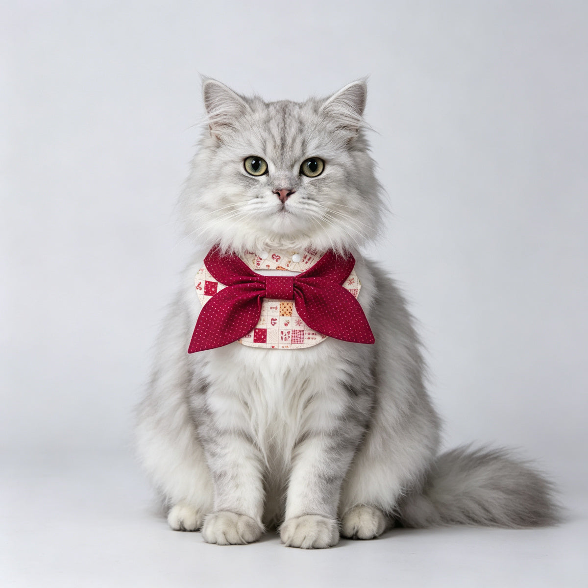 Pet Bandana Bib Sewing Pattern PDF – Adjustable Bow Tie Neck Cover for Dogs & Cats, 10 Sizes XXS to 5XL (Neck 15–56 cm), Step-by-Step Sewing Guide & Illustrated Tutorial, Digital Instant Download