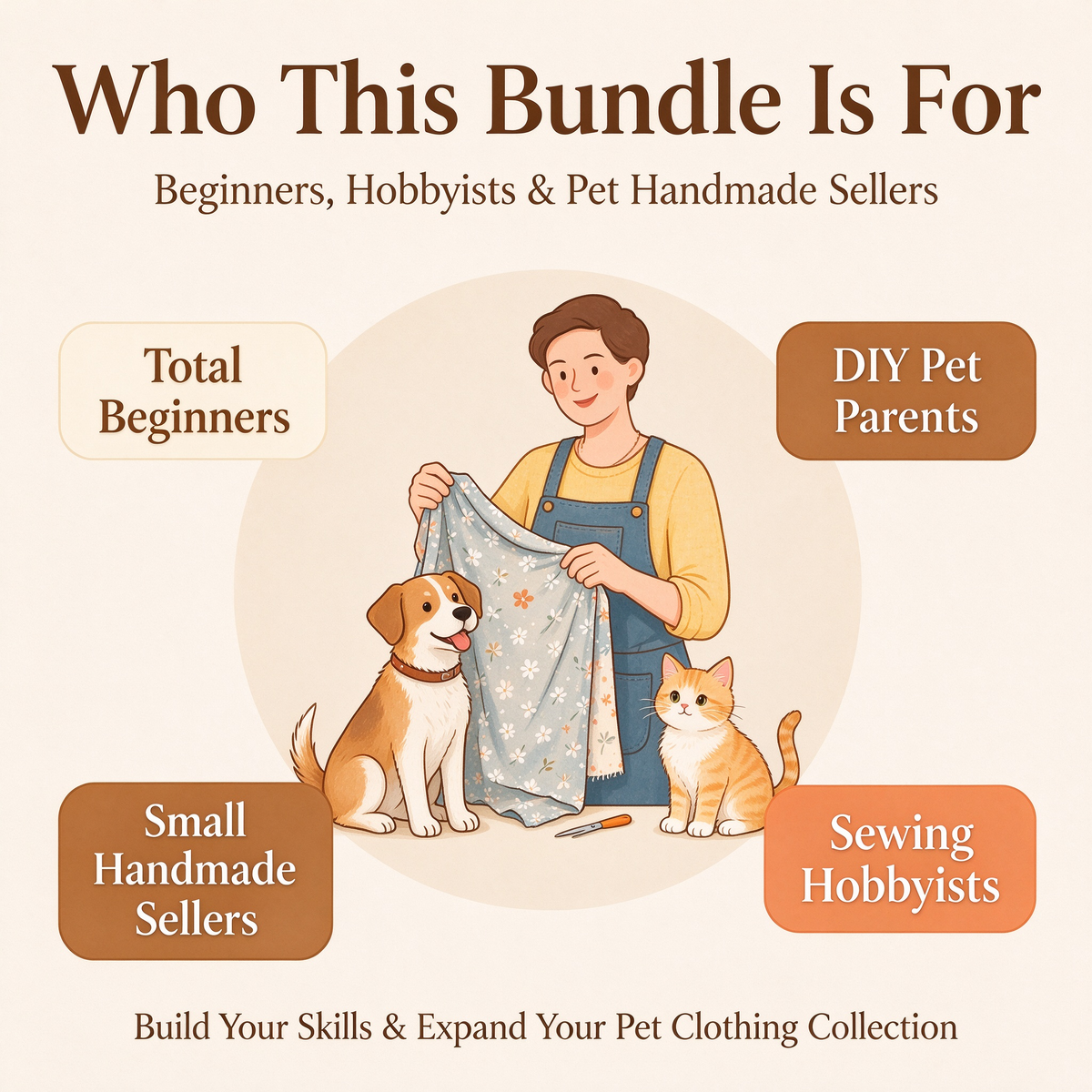 （01）47 Styles Pet Clothes Sewing Video Tutorial Bundle | Buy PDF Sewing Patterns, Get All Video Tutorials Free