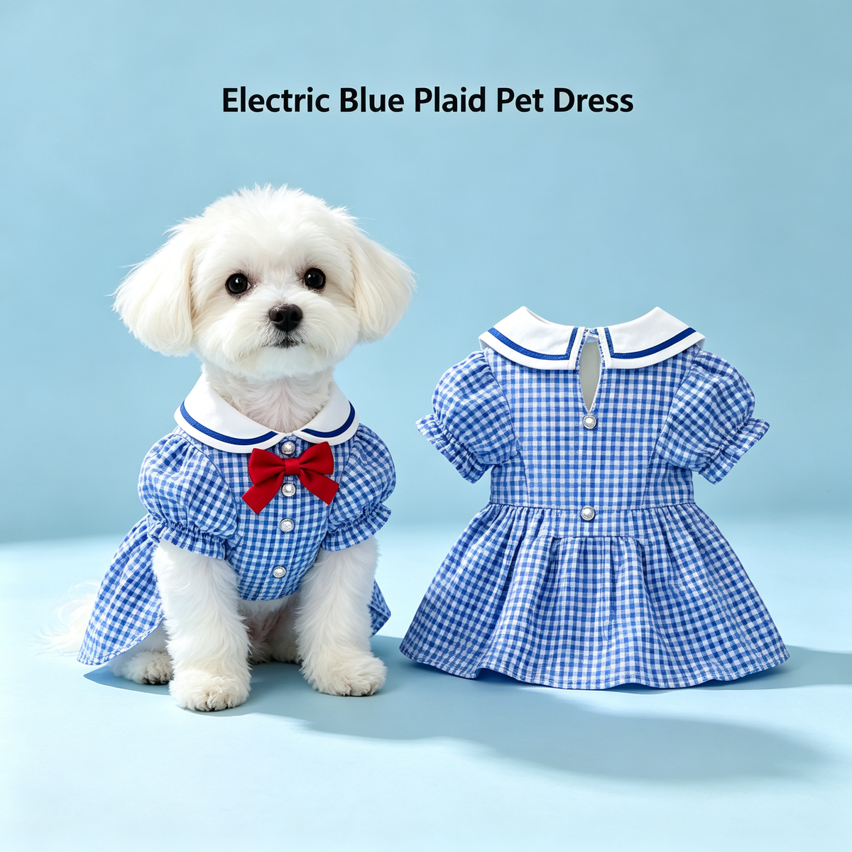 Pet Dress Sewing Pattern with Video Tutorial | A3 Printable | 7 Sizes (S-4XL) | Dog Cat Princess Dress Digital PDF