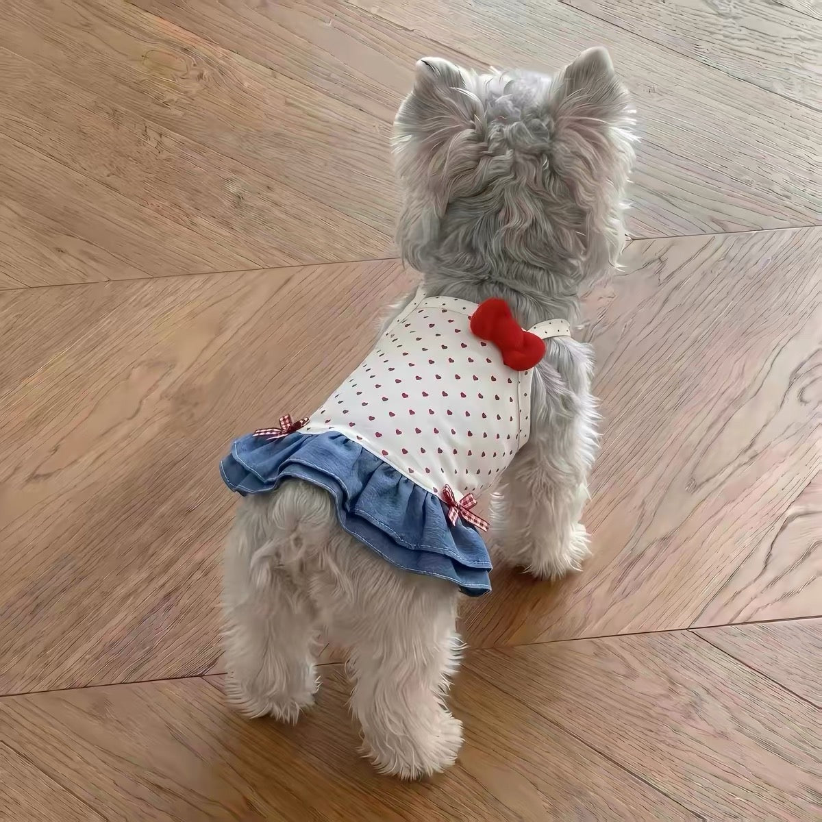 Pet Halter Dress Sewing Pattern with Step-by-Step Tutorial | A3 Printable PDF | Sizes S-4XL | Dog Cat Summer Ruffle Dress | Instant Download