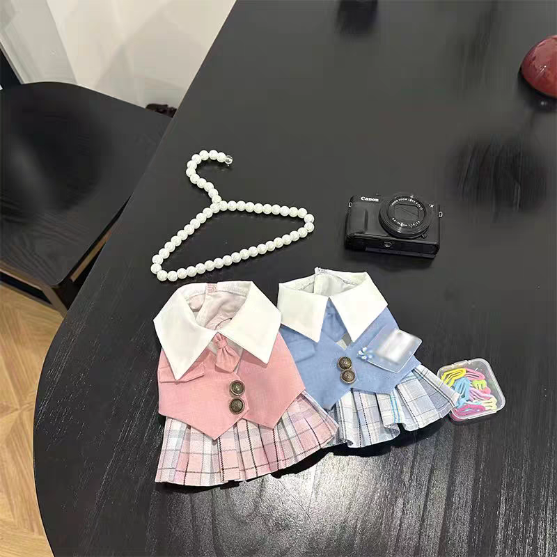 Pet Japanese Preppy School Pleated Dress Sewing Pattern | 13 Sizes XS-9XL, A4 Printable PDF + PLT File, Step-by-Step Sewing Tutorial