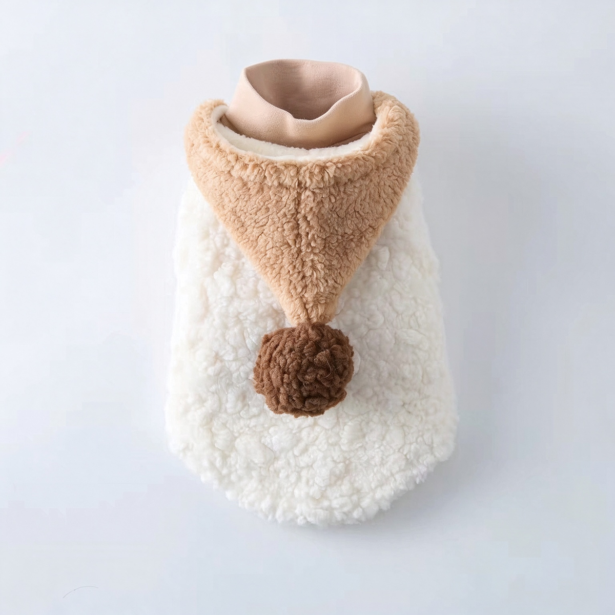 Thick Fleece Lined Pet Winter Vest, Warm Windproof Hooded Coat for Small Medium Dogs & Cats, Cold Weather Pet Outfit Sizes XS-XXL