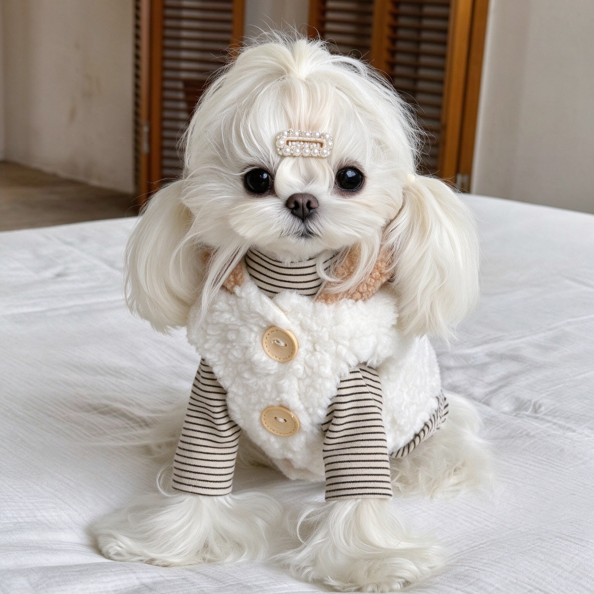 Thick Fleece Lined Pet Winter Vest, Warm Windproof Hooded Coat for Small Medium Dogs & Cats, Cold Weather Pet Outfit Sizes XS-XXL