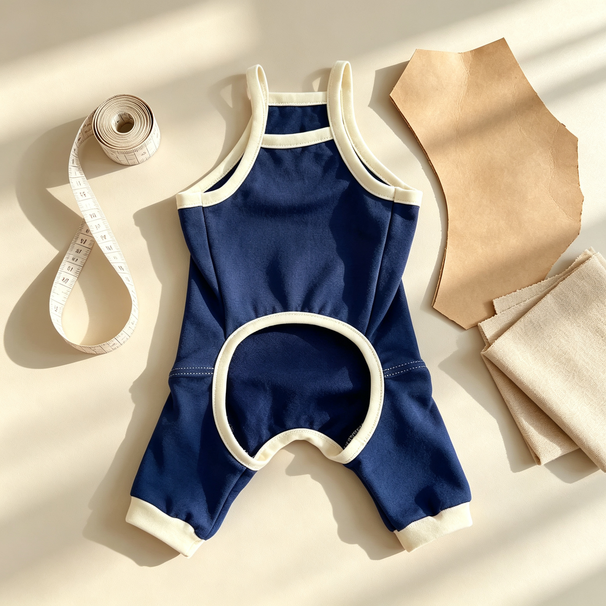 Pet Sling Jumpsuit Sewing Pattern with Video Tutorial | A3 Printable PDF | 7 Sizes S-4XL | Dog Cat Overall Romper Onesie