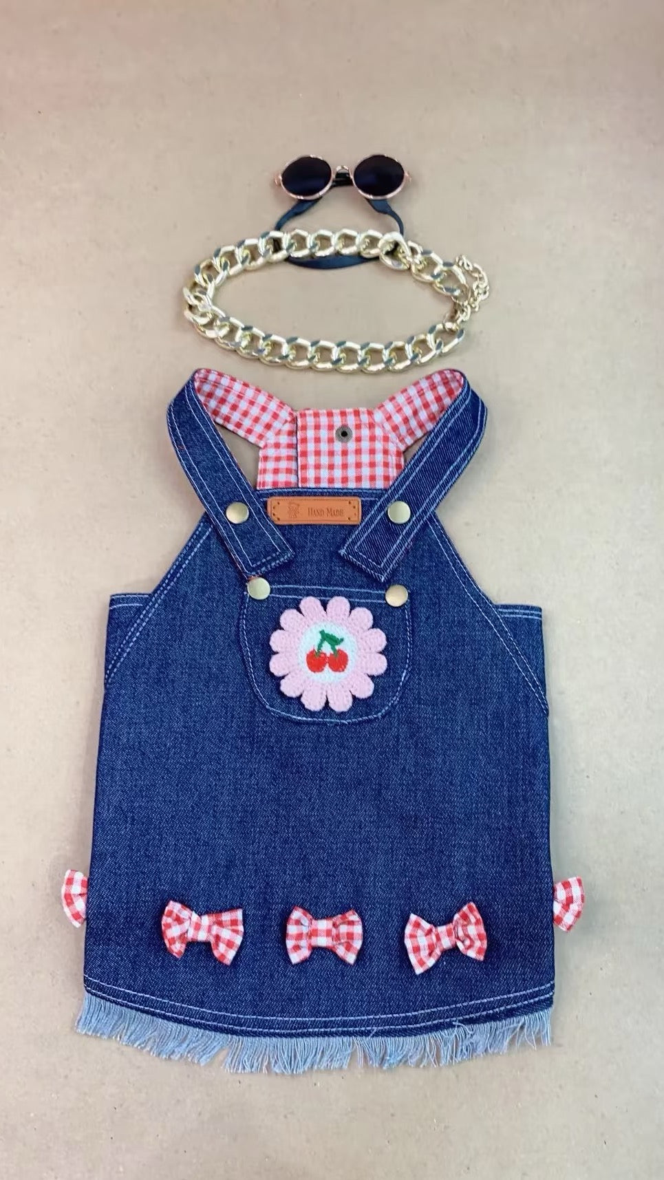 Denim Overall Dress Sewing Pattern with Step-by-Step Video Tutorial | A3 Printable | 7 Sizes (S-4XL) | Pet Cat & Dog Digital PDF