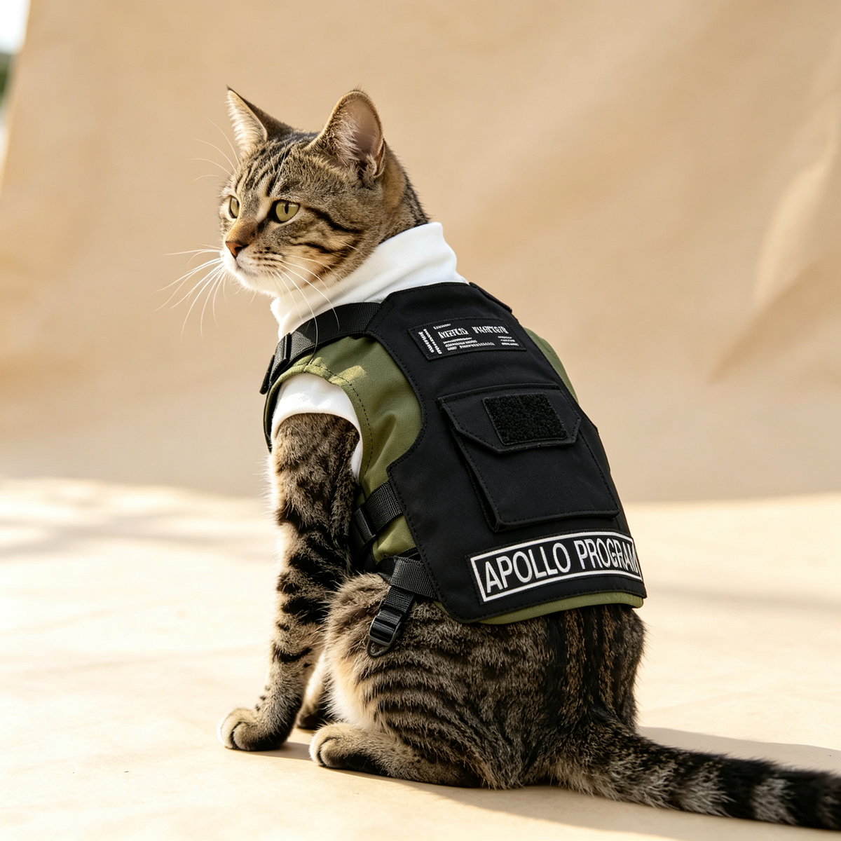 Pet Tactical Vest Harness Sewing Pattern with Video Tutorial | A3 Printable PDF | 7 Sizes S-4XL | Military Style Dog Cat Utility Vest
