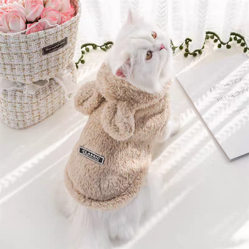 Bunny Ear Pet Hoodie & Matching Bib PDF Sewing Pattern | S-4XL Inch Sizes, A3 Printable with Step-by-Step Sewing Tutorial