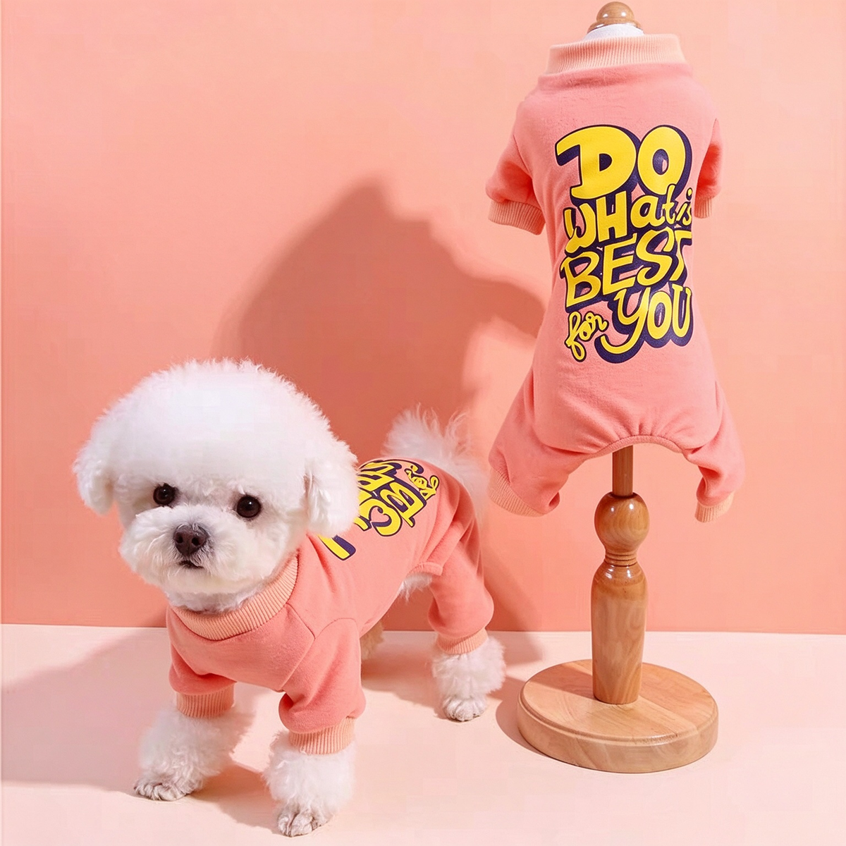 Dog Jumpsuit Bib Combo PDF Sewing Pattern | S-4XL Inch Sizes, A3 Printable with Step-by-Step Sewing Tutorial