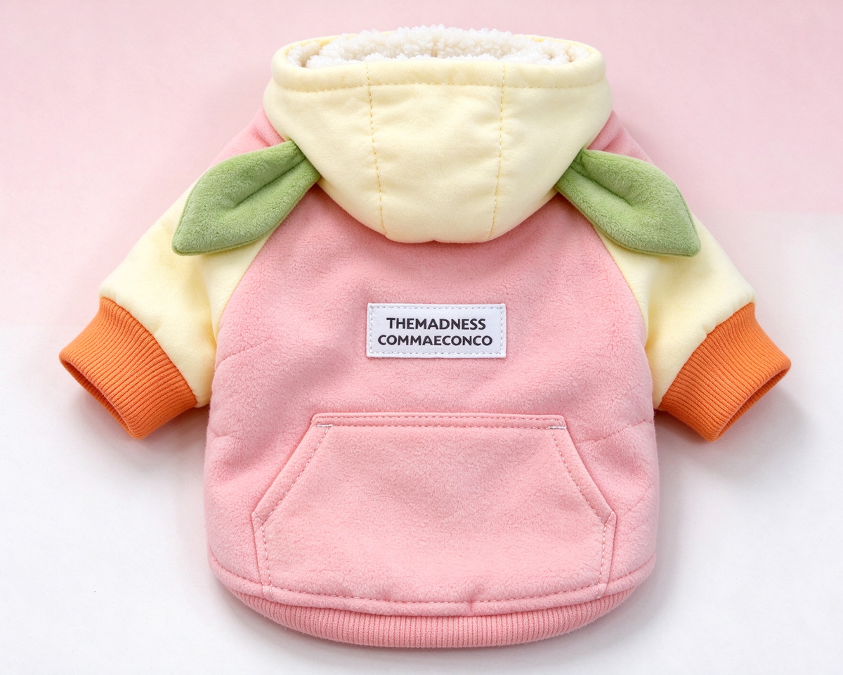 Bunny Ear Pet Hoodie & Matching Bib PDF Sewing Pattern | S-4XL Inch Sizes, A3 Printable with Step-by-Step Sewing Tutorial