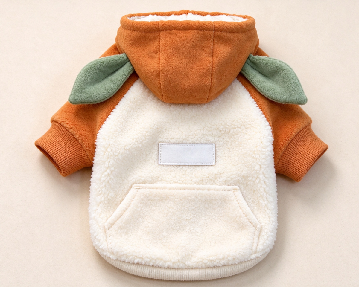 Bunny Ear Pet Hoodie & Matching Bib PDF Sewing Pattern | S-4XL Inch Sizes, A3 Printable with Step-by-Step Sewing Tutorial