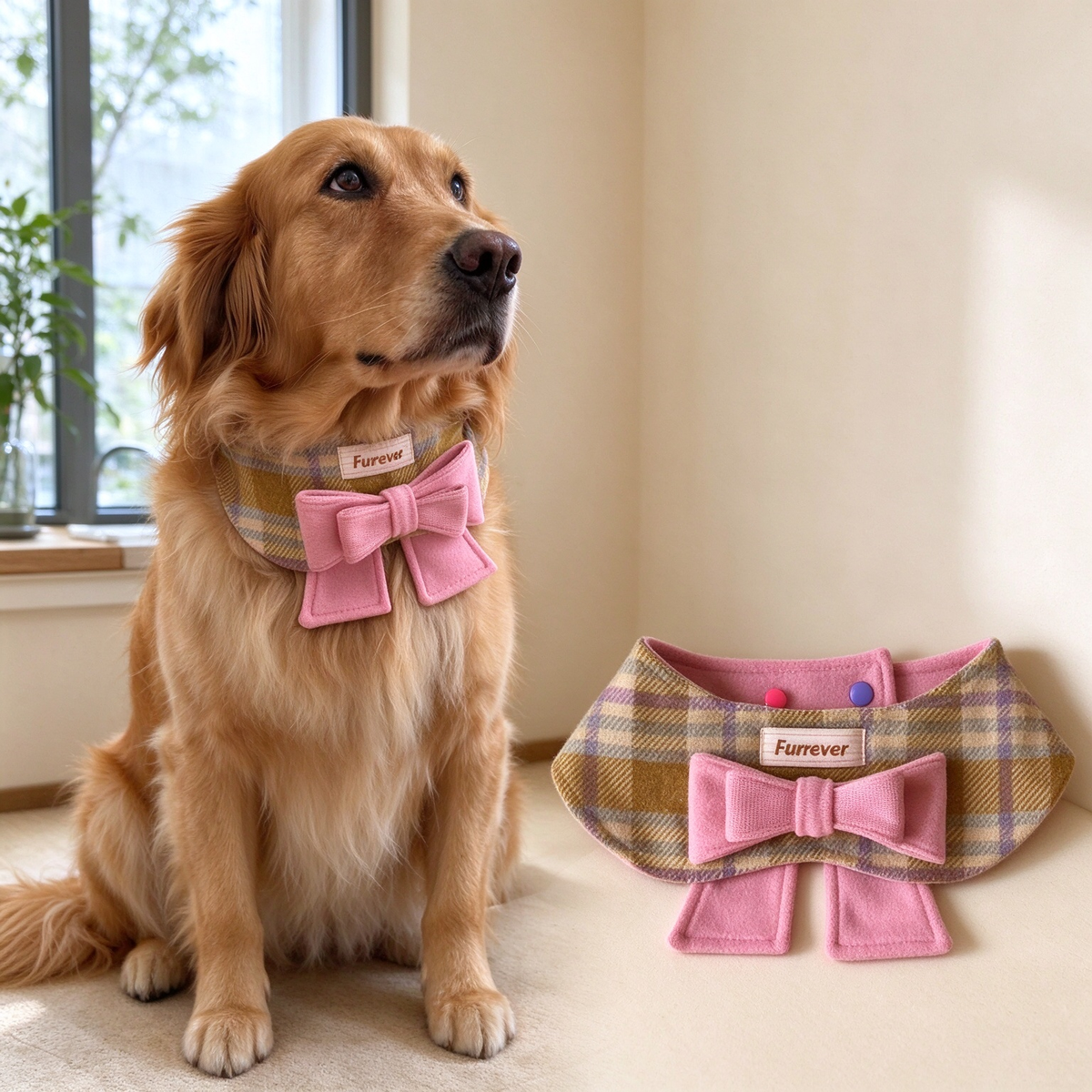 Pet Bow Tie Cape Bib Sewing Pattern PDF with Sewing Tutorial | Dog & Cat Bandana Collar Sewing Template, XS to 5XL Multi Sizes, Instant Download Printable Sewing Pattern