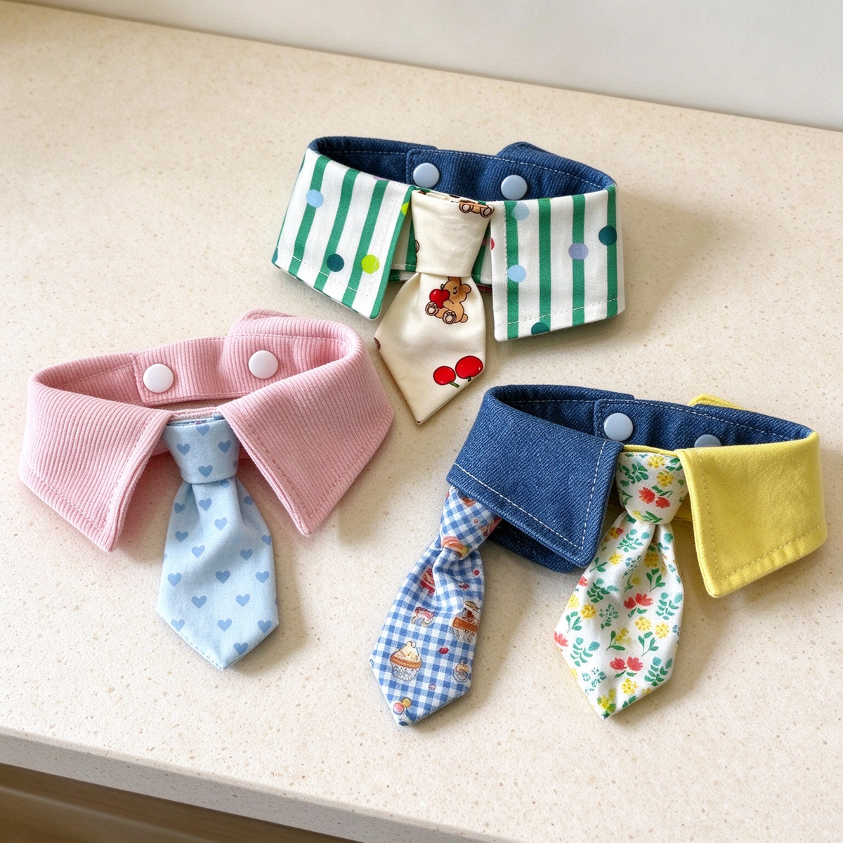 Pet Necktie Collar Bib Sewing Pattern PDF  | Dog & Cat Tie Bandana Sewing Template, S to 9XL 12 Sizes, Instant Download, Printable on A4 Paper