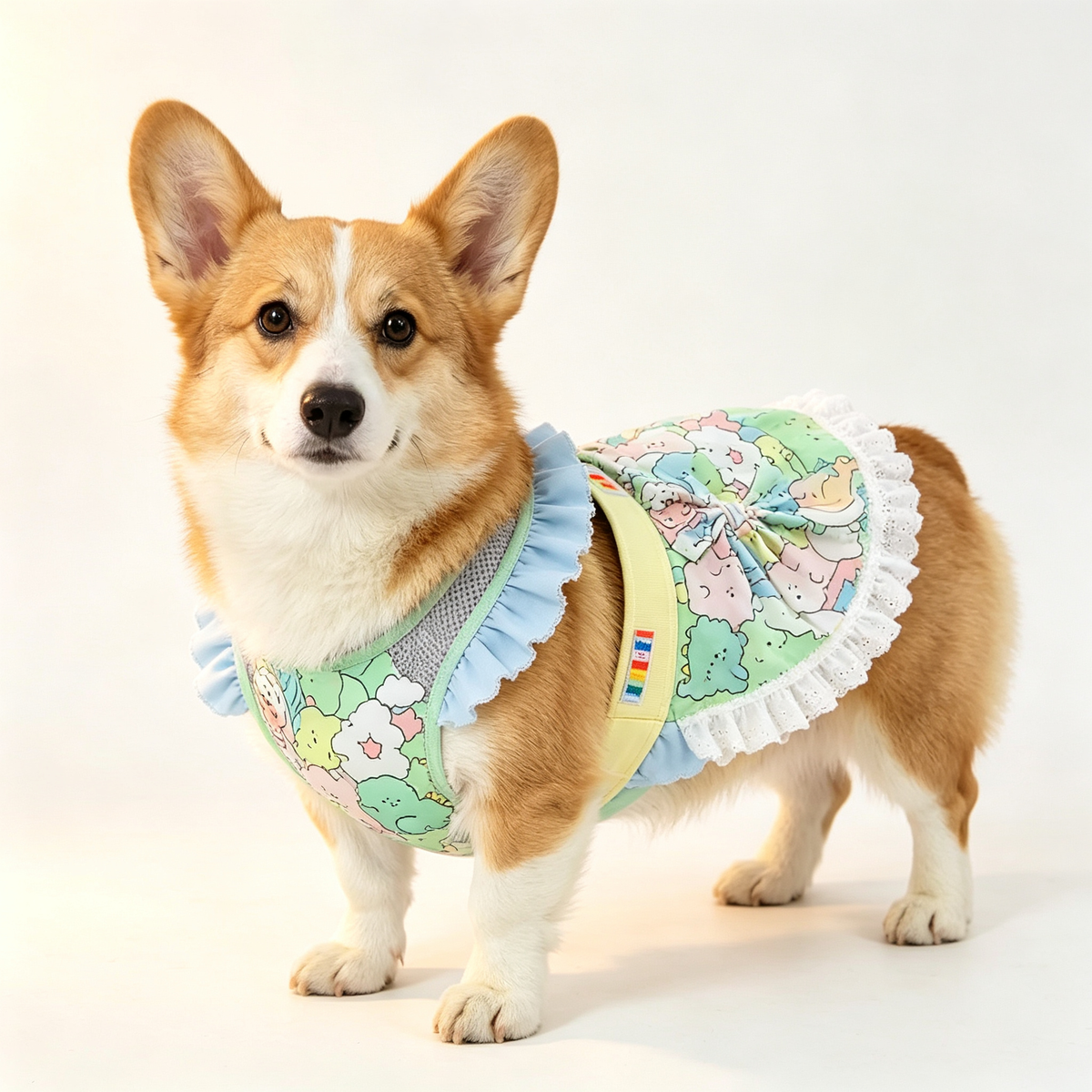 Pet Princess Bow Harness Dress Sewing Pattern + Video Tutorial | S-4XL | A3 Printable PDF for Dogs & Cats