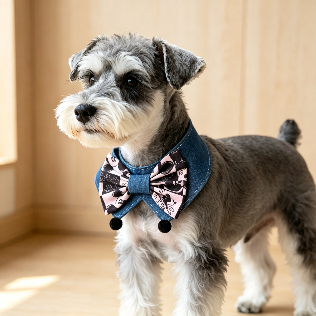 Pet Bow Tie Collar Sewing Pattern PDF | XS-XL Sizes, DIY Dog & Cat Bandana Bib Sewing Template, Instant Download**