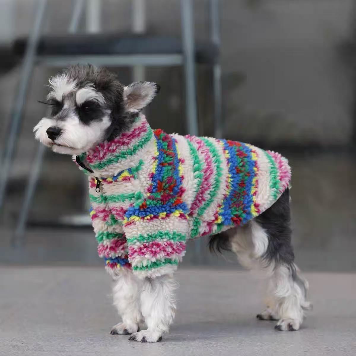 Pet Zip Jacket & Matching Bib PDF Sewing Pattern for Dogs & Cats | 7 Sizes S-4XL, Inch & Pound Size Chart, A3 Printable, Step-by-Step Sewing Tutorial, Fleece Pet Coat Template