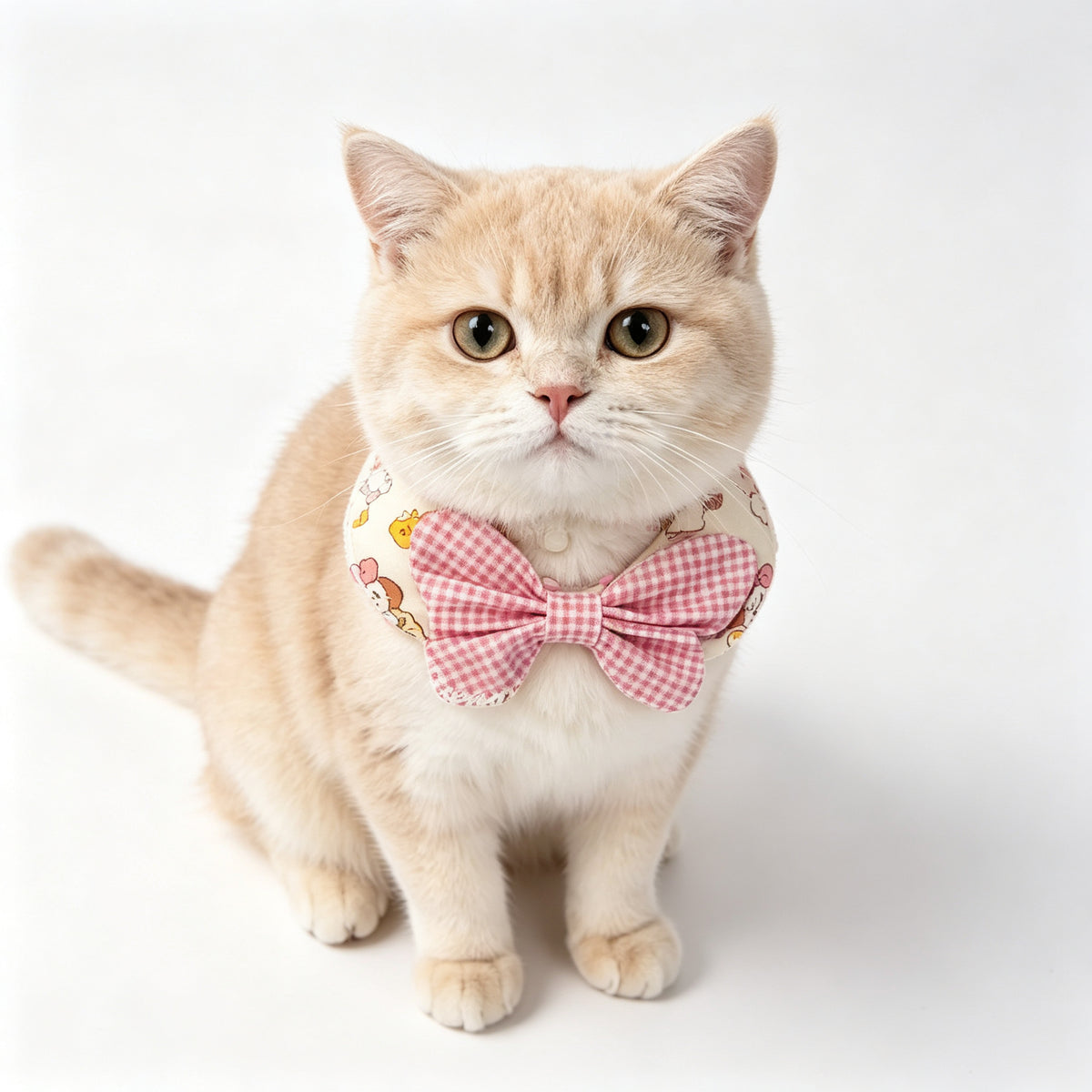Dog & Cat Bow Tie Bandana Sewing Pattern – Pet Collar Bib PDF, 5 Sizes XS-XL, Print at Home