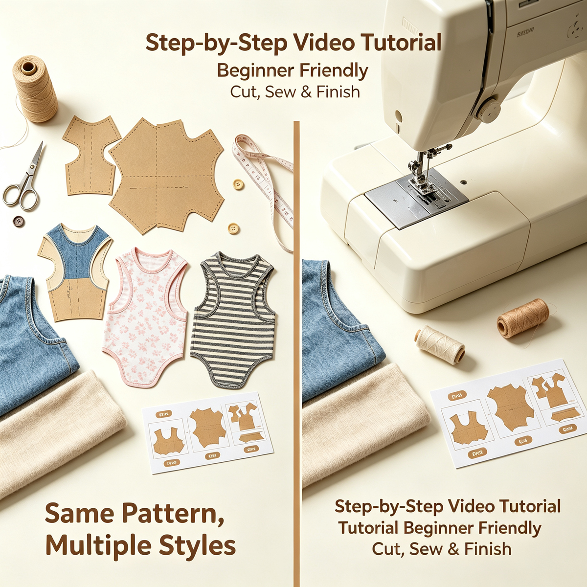 47 Pet Clothes Sewing Patterns Bundle | A3 Printable PDF | Dog & Cat Apparel Collection with Step-by-Step Video Tutorials | Lifetime Free Updates | Instant Digital Download