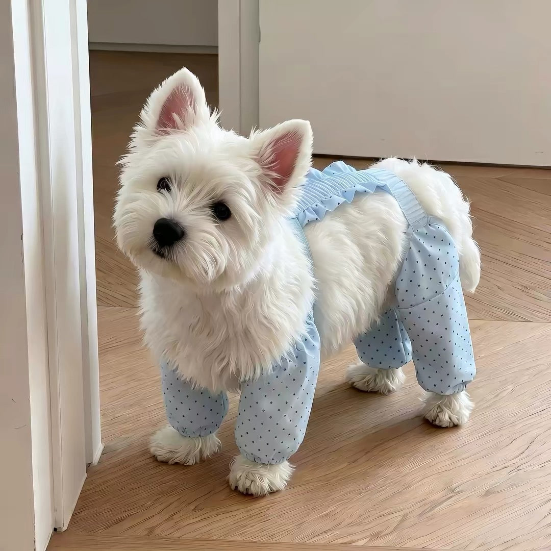 Pet Dust Pants Sewing Pattern with Step-by-Step Tutorial | A3 Printable PDF | Sizes S-4XL | Dog Cat Leg Protector Overalls