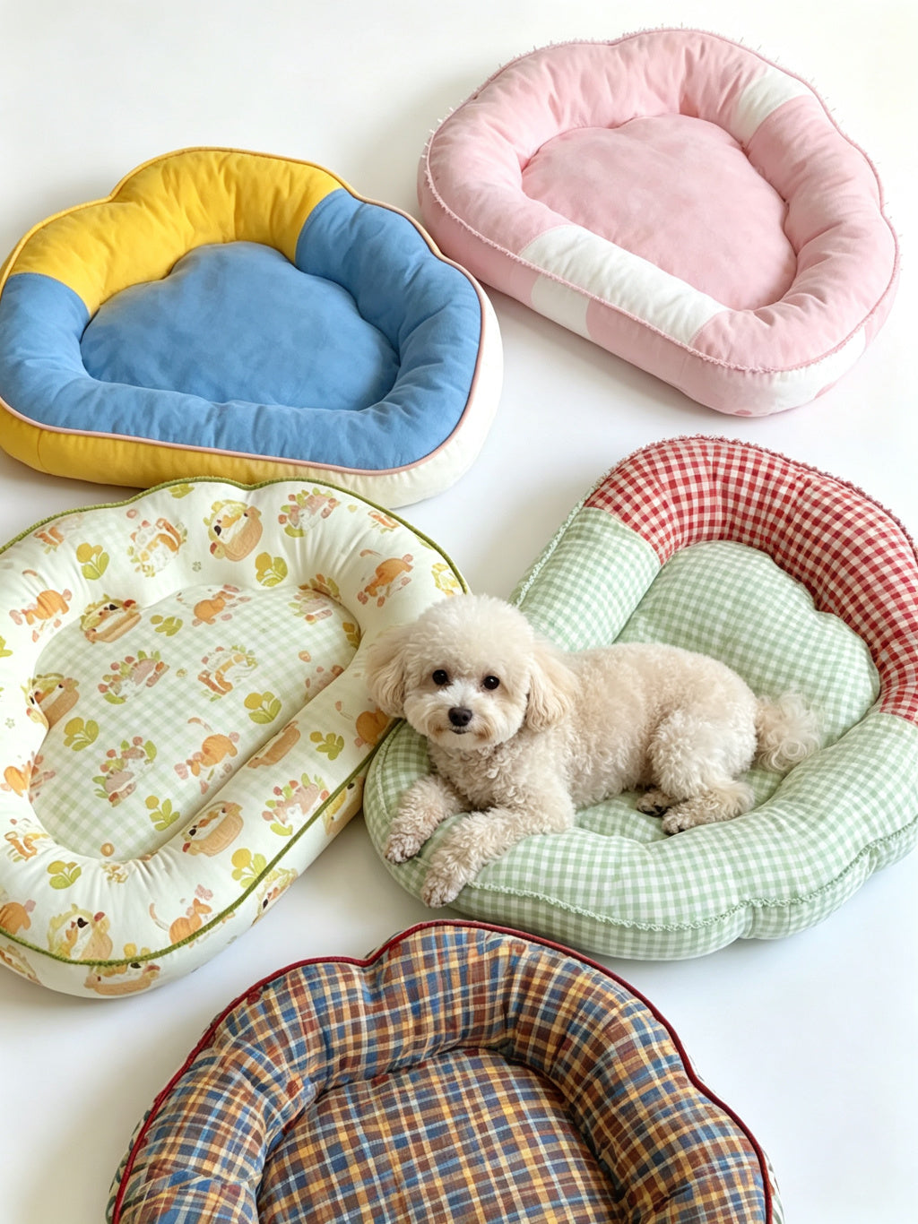 Sewing Tutorial + Cloud Pet Bed Pattern (S–XL) — Beginner-Friendly PDF for Dogs & Cats, Instant Download