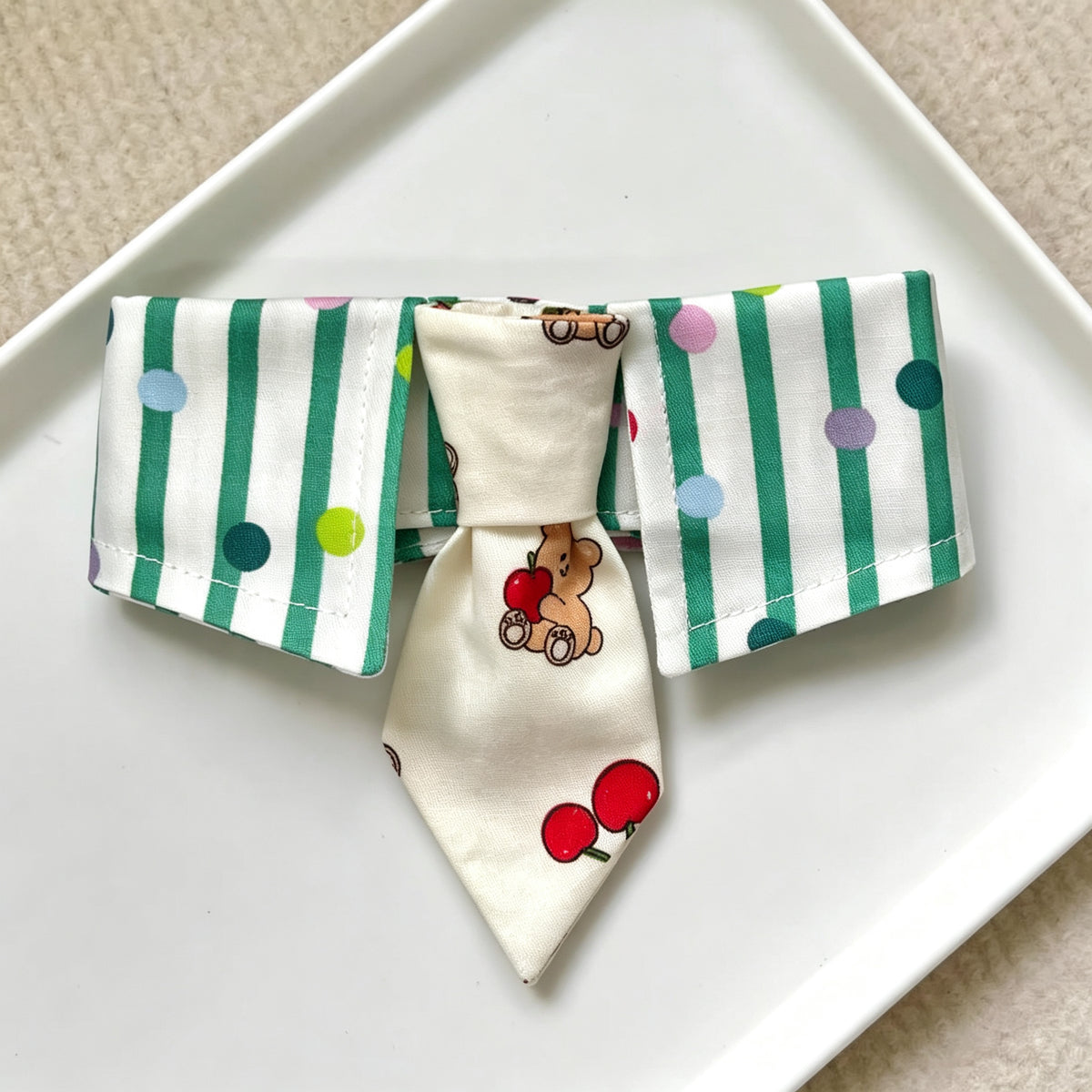 Shirt Collar Necktie Dog Bandana Sewing Pattern PDF | Collar Band Pet Accessory | Sizes S–2XL