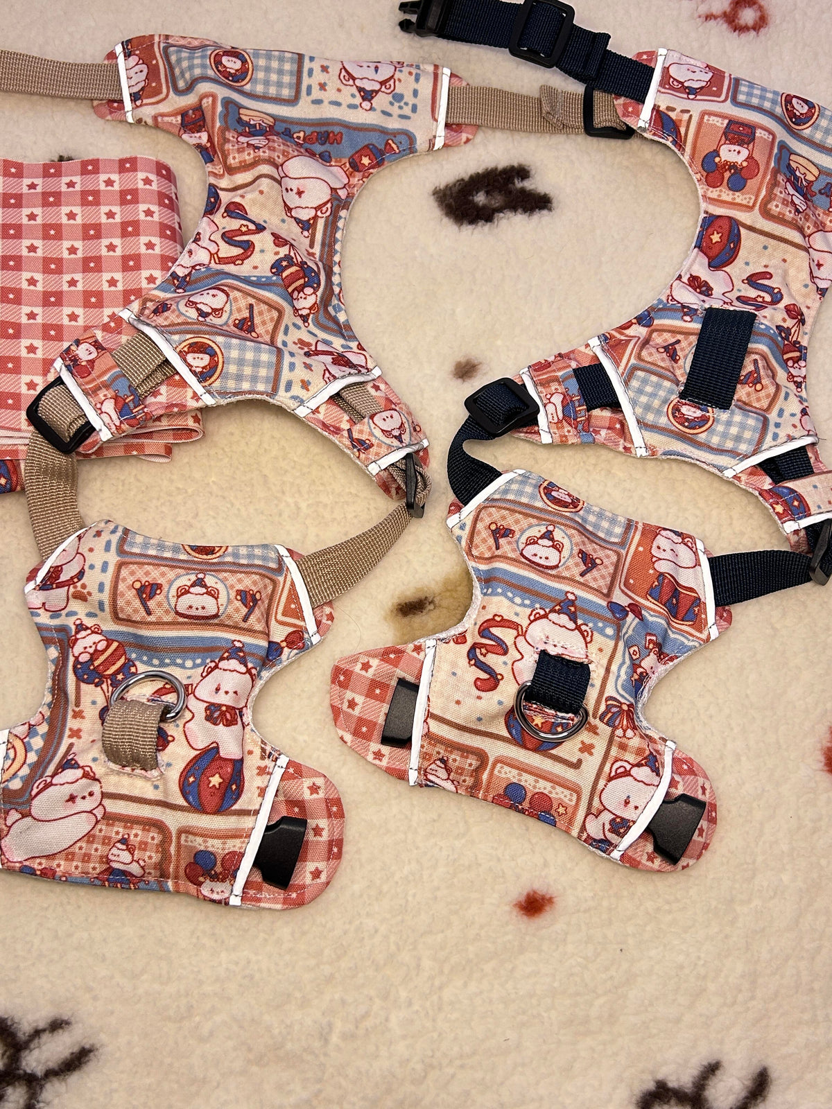 Pet Harness Sewing Pattern PDF — 9 Sizes (XS–5XL) | Instant Digital Download with Step-by-Step Tutorial for Cats & Dogs