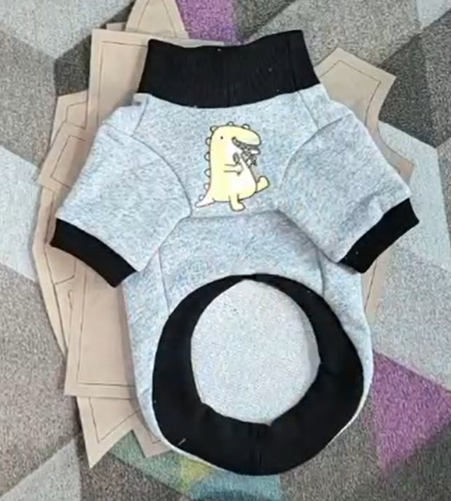 Pet Sweatshirt PDF Sewing Pattern | S-4XL Sizes, A3 Printable, Step-by-Step Sewing Tutorial, Dog Clothes Sewing Template in Inches