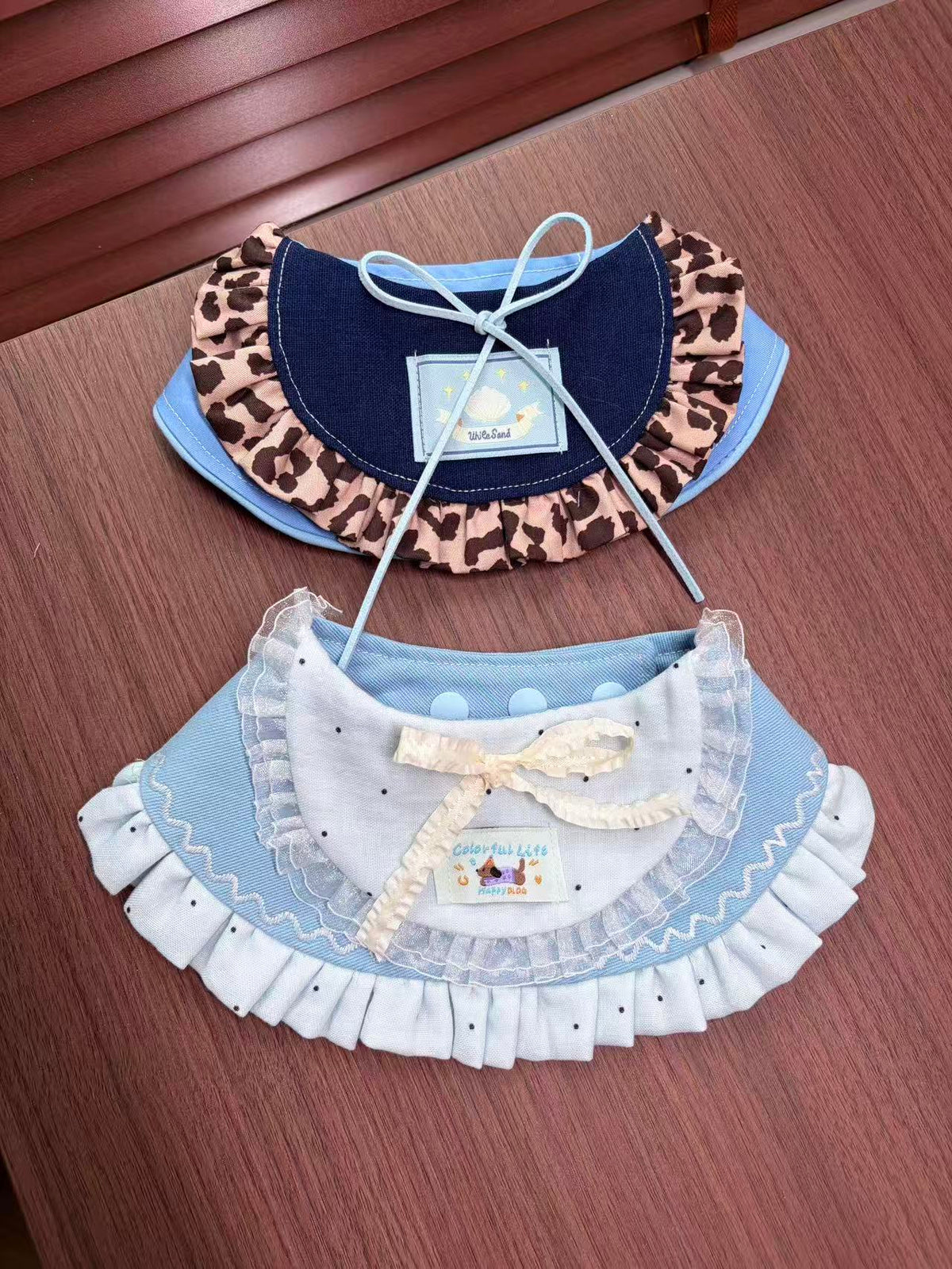 Sewing Pattern PDF for Lapel Bow Pet Bandana | Sweet Girly Style Dog Bibs | Medium & Large Sizes