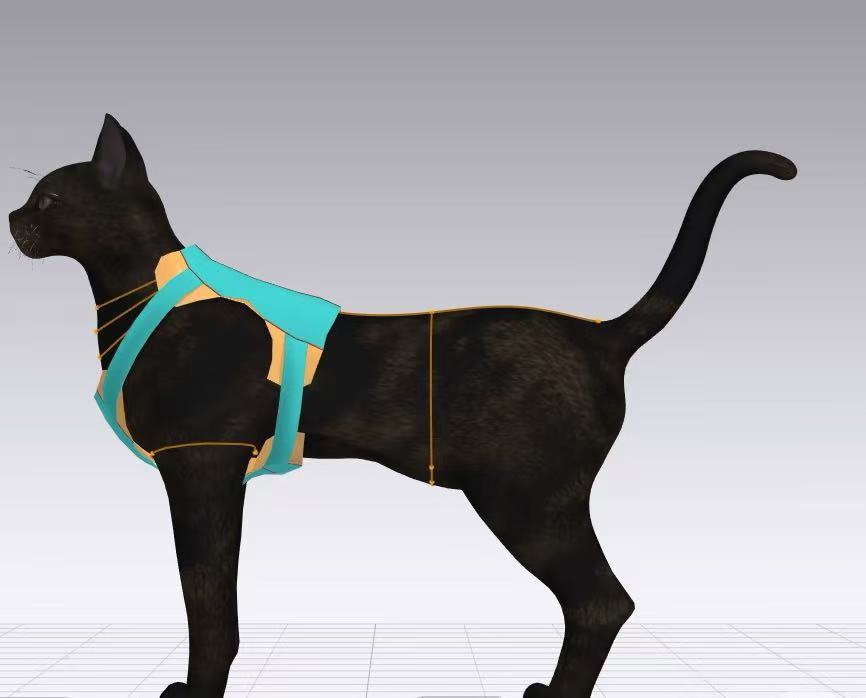 Pet Harness Sewing Pattern PDF — 9 Sizes (XS–5XL) | Instant Digital Download with Step-by-Step Tutorial for Cats & Dogs