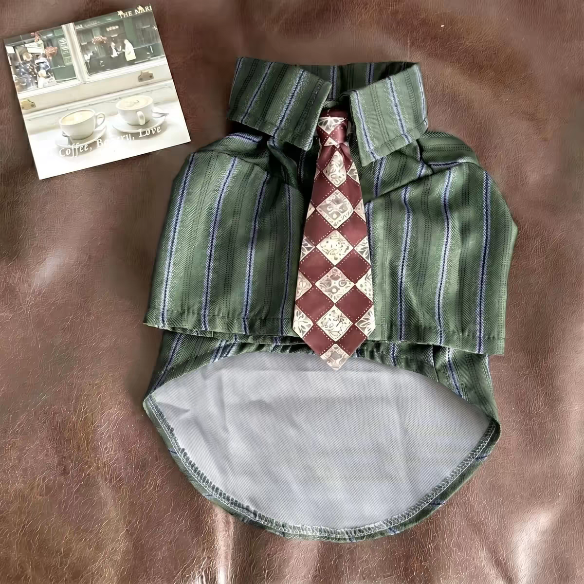 Pet Button-Down Shirt Sewing Pattern with Video Tutorial | A3 Printable PDF | 7 Sizes S-4XL | Dog Cat Formal Casual Shirt