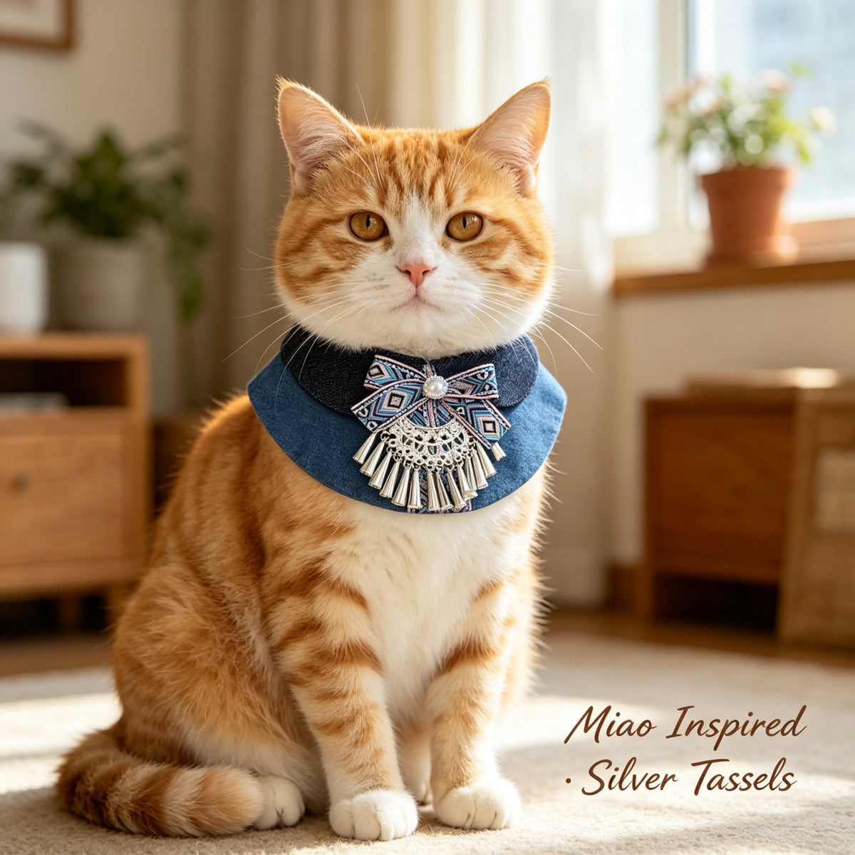 Handmade Pet Bandana | Adjustable Dog & Cat Scarf | XS–XL Sizes