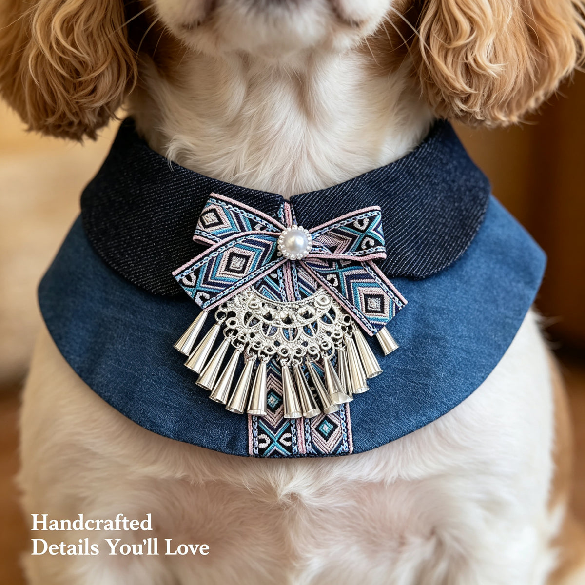 Handmade Pet Bandana | Adjustable Dog & Cat Scarf | XS–XL Sizes